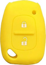 Housse Silicone pour Clé Renault Trafic Kangoo Master Vivaro Movano Jaune
