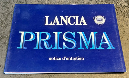 Notice entretien lancia - d'entretien,