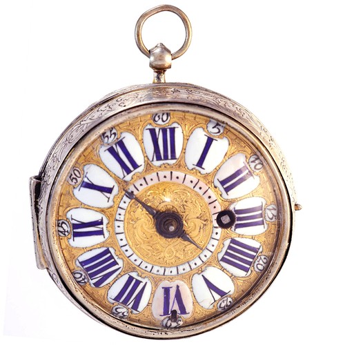 Montre poche oignon - de, targe