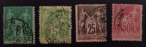 France timbres sage de - 4,