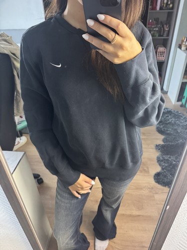 Sweat nike noir logo - nike, brodé