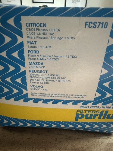 Filtre gasoil purflux - filtre,