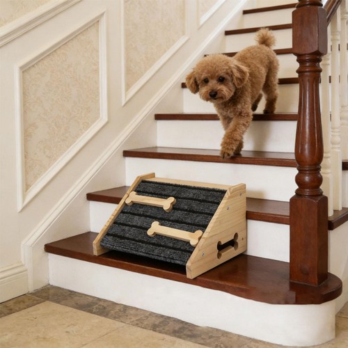 Rampe bois pour chien - en,