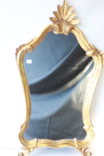 Miroir rococo cadre - , doré