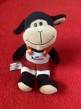 🇫🇷 Peluche Agneau Mouton Noir Marron Salopette Rouge KINDER FERRERO RARE