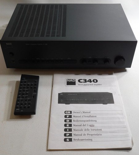 Nad 340 amplifier remote - nad,