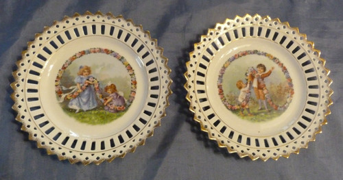 Assiettes ajourées en - assiettes,