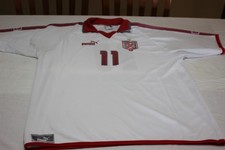 Maillot Football Officiel Vintage Sélection Tunisie Puma T/XXL N 11 Deux Santos