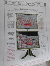 V/photos  1914 modèles couture/broderie+ échantillons.  Catalogue pédagogique 