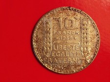 1 pièce en argent 10F Turin  1939