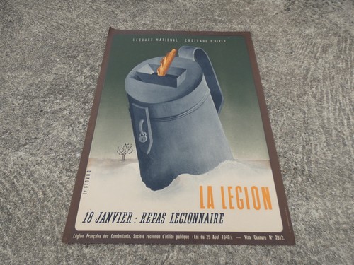 Vichy 1941 ww2 affiche légion - 1941,