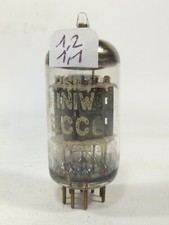 one Philips Miniwatt 12AX7 ECC83 code 𝞓OH1 matched & strong like NOS