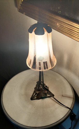Lampe ancienne fer - ancienne, forgé