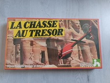 JEU DE SOCIÉTÉ VINTAGE LA CHASSE AU TRÉSOR DE 1982 NATHAN COMPLET 