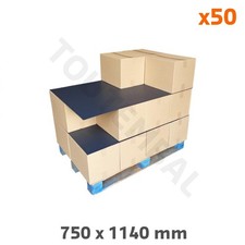 Plaque plastique fine en PP alvéolaire de 2mm 1140x750mm (Colis de 10) (par 50)