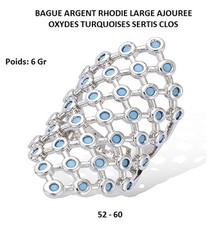 BAGUE RHODIE LARGE AJOUREE