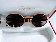 Lunette Cartier  Giverny Bubinga Sunglasses Sonnenbrille Vintage.