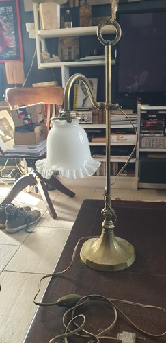 Lampe ancienne bronze monte - lampe,