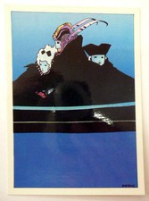 carte postale moebius "carnaval venitien" 1984 aedena
