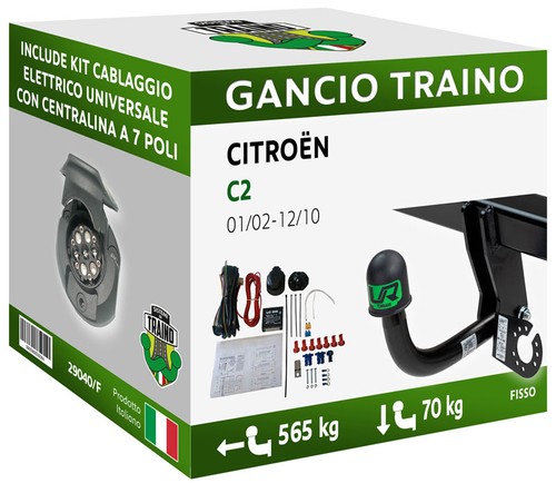 Attelage fixe pour citroën - attelage, c2