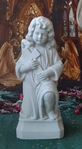 Antique statue ange priere - statue,