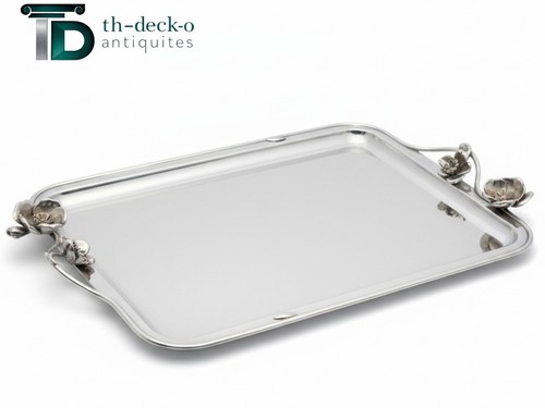 Christofle grand plateau metal - christofle,
