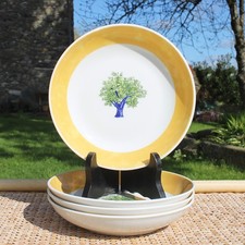 Lot de 4 assiettes à creuses