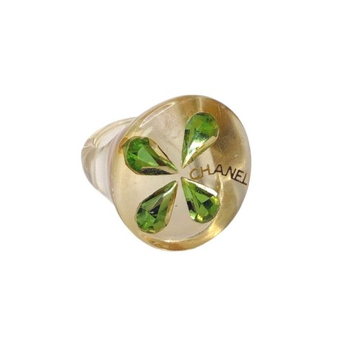 Authentique bague trèfle
