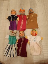 Lot De 6 Marionnettes Vintage