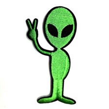 Patch Écusson Extra-terrestre Alien UFO Ovni - Thermocollant