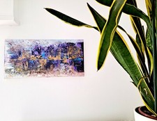 Tableau abstrait acrylique