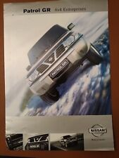 CATALOGUE / BROCHURE NISSAN PATROL GR 4X 4 ENTREPRISE 09 2000 4 pages FR