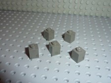 5 x LEGO OldDkgray bricks 1x1