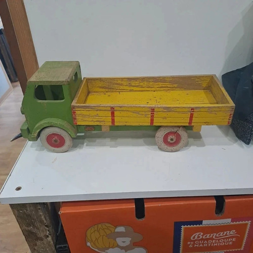 Jouet ancien camion - camion, bois
