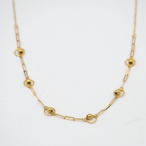 Collier jaune 18 - en, or