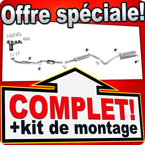 Echappement catalyseur pour - echappement,