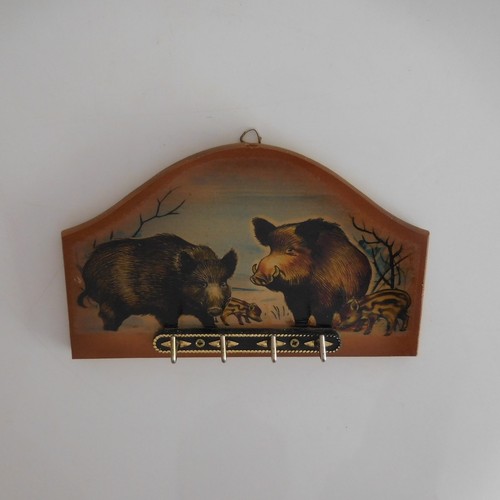 N2716 porte clefs mural chasse - n2716,