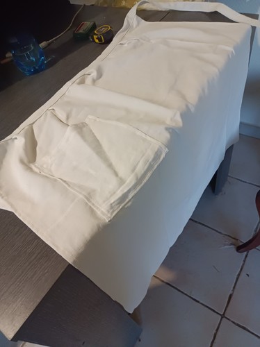 Ancien grand tablier en - ancien,