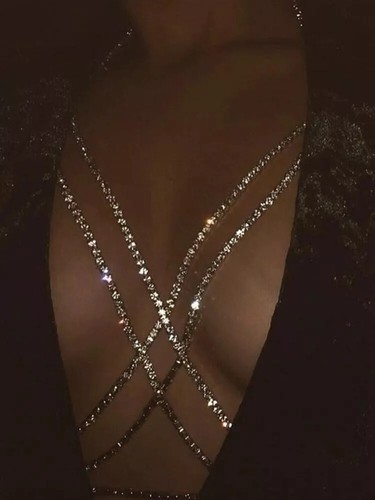 Collier long pour seins bijou - long,