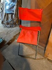 lot de 4 Petites chaises pliantes Camping Vintage 70s /COMA