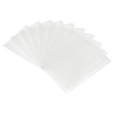 PVC Doux Manches 50 Coffret Long Ouverture pour ID Carte Porte-monnaie Blanc