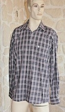 Chemise gris/noir/rose neuve