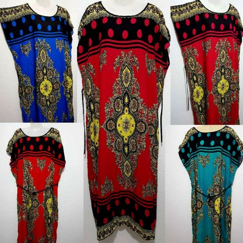 Oriental robe maxi kaftankleid - oriental,
