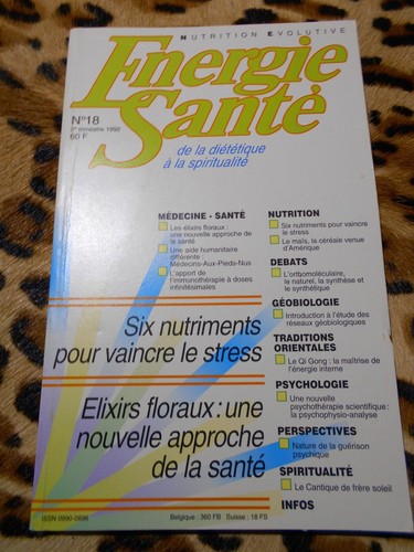 Revue energie santé - energie, n°