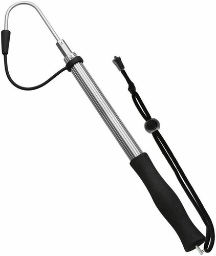 Telescopic fishing gaff with - fishing,