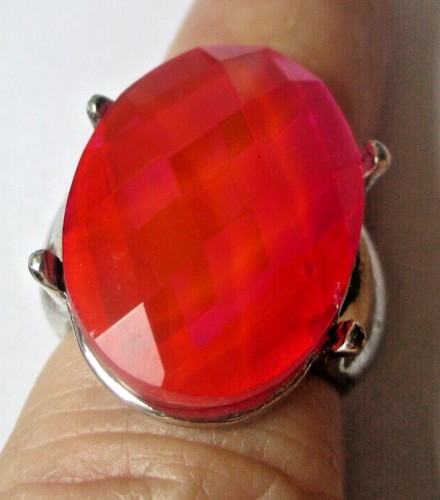 Bague taille couleur argent - 53,
