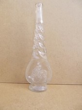 Ancienne bouteille carafe à sujet Legras