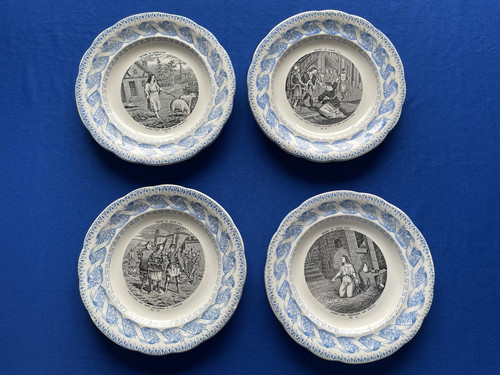 Assiettes jeanne arc - 4, d'