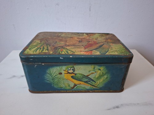 Boîte métallique ancienne - métallique,