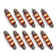 10x Ampoules C10W Navette LED